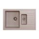 METALAC INKO Sudopera XGranitna Quadro Plus 1.5D 780x500 fi 90 sa sifonom bež - 158551