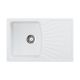 METALAC INKO Sudopera XGranitna Quadro Plus 770x500 fi 90 sa sifonom bela - 137409
