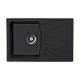 METALAC INKO Sudopera XGranitna Quadro Plus 770x500 fi 90 sa sifonom crna - 137410