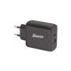 XWAVE Punjač GaN45-AC, ultra-brzi 45W USB-A + USB-C, crna - 1280198