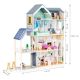 ECO TOYS Drvena kućica za lutke Maya Residence XXL - 8101
