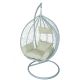eHomeGarden Ljuljaška jaje bela/bež - YX-SC002XY