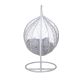 eHomeGarden Viseća ljuljaška jaje bela/siva YX-SC003 - YX-SC003