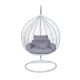 eHomeGarden Viseća ljuljaška jaje bela/siva YX-SC003 - YX-SC003