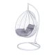 eHomeGarden Viseća ljuljaška jaje bela/siva YX-SC003 - YX-SC003