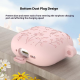 Zaštitna futrola Flower za Airpods 4 ljubičasta - 618006