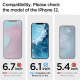 Zaštitno staklo za iPhone 12/ 12 Pro crno Hartowane Spigen.tR slim HD - AGL01512