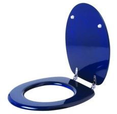 LAGUNA Daska za WC šolju, medijapan, plava, p2 - DKS33