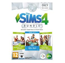 PC The Sims 4 Bundle Pack 1 Perfect Patio Stuff + Spa Day + Luxury Party Stuff (Code in a Box) - 031340