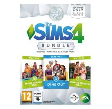 PC The Sims 4 Bundle Pack 5 Dine Out + Movie Hangout Stuff + Romantic Garden Stuff (Code in a Box) - 032952