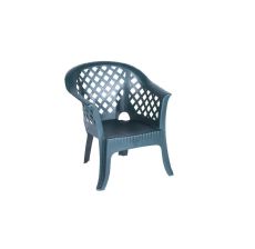 IPAE-PROGARDEN Baštenska fotelja Lario - zelena 72 × 72 × 76 cm - 038872