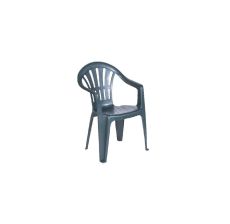 GREEN BAY Baštenska plastična stolica Kona - zelena - 041833