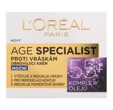 L'Oreal Paris Age Specialist Anti-wrinkle 55+ noćna krema protiv bora 50 ml - 1003009240
