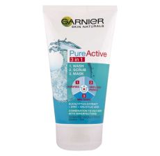 Garnier Skin Naturals Pure Active 3 u 1 GEL ZA ČIŠĆENJE + PILING + MASKA 150 ml - 1003009484