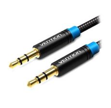 VENTION 3.5mm M-M audio kabl, 3m, crni, platneni (P350AC300-B-M) - 103163