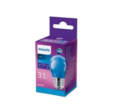 PHILIPS LED sijalica u boji 3,1W(25 W) E27 P45 plava - PS629