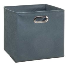 FIVE Kutija za odlaganje 31x31x31cm karton/pp/metal plava - 138885B