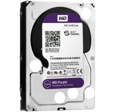 HDD AV WD Purple (3.5'', 1TB, 64MB, 5400 RPM, SATA 6 Gb/s) - WD10PURZ