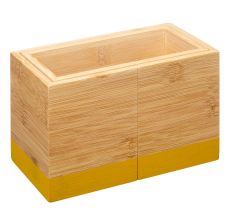 FIVE Kutija za pribor Modern 18x10x12cm bambus žuta - 179697C