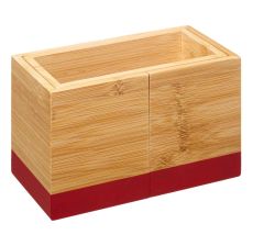 FIVE Kutija za pribor Modern 18x10x12cm bambus crvena - 179697E