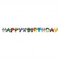 DOMY Girlanda Happy Birthday - 18698
