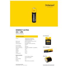 INTENSO Baterija alkalna, AA LR6/10, 1,5 V, blister 10 kom - AA LR6/10 - 12491