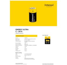 INTENSO Baterija alkalna, LR14 / C, 1,5 V, blister 2 kom - LR14 / C - 12493