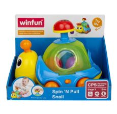WINFUN Edukativna igračka puž Spin N Pull 000674 - 46342