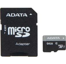 ADATA Memorijska kartica MicroSD 64GB AUSDX64GUICL10-RA1 sa adapterom - 4713435796849