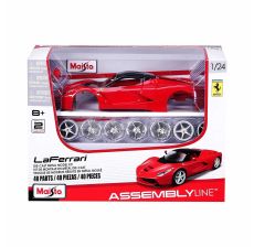 MAISTO Automobil metalni - Set za sklapanje 40 pcs 1:24 Ferrari Laferrari 39129 - 48063