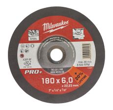 MILWAUKEE Brusna ploča za metal PRO+ 180 x 6 x 22.2 mm - 4932451503