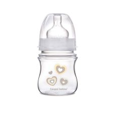 CANPOL Flašica za bebe sa širokim vratom 120 ml, Anticolic 35/216 "Easystart" bež- "Newborn baby" - 35-216BEIGE