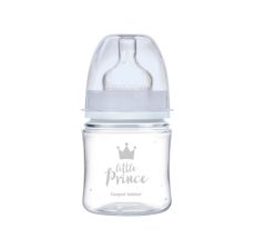 CANPOL Flašica za bebe sa širokim  vratom 120 ml, pp - 35/233 "Mala princeza - Plava" - 35-233_blu