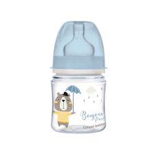 CANPOL Flašica za bebe sa širokim vratom 120 ml, pp - 35/231 plave boje "Dobar dan Pariz" - 35-231_blu