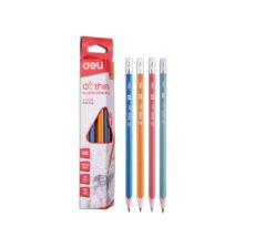 DELI Plastične grafitne olovke trougaone HB DELI 1/12 - 694089
