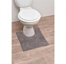 TENDANCE Tepih za kupatilo 45 x 50 cm poliester, siva - 7601180