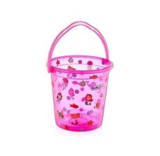 BABYJAM Kofica za kupanje bebe - pink transparent ocean - 92-23999