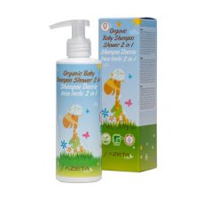 AZETABIO Organski bebi šampon/kupka 200 ml 0+M (omega 3,6,9) - AB027