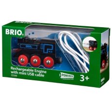 BRIO Punjiva lokomotiva sa mini USB kablom - BR33599
