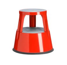 Metalna Hoklica / stolica sa točkićima - crvena - EPL6300-4