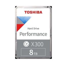 TOSHIBA 8TB 3.5" SATA III 256MB 7.200rpm HDWR180XZSTA X300 series - HDD03485