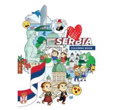Ja volim Srbiju / I Love Serbia - bojanka - 9788651927136