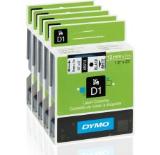 DYMO Traka D1 6mm x 7m, crna na belom - DY72078