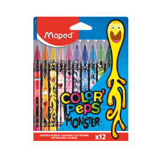 MAPED Flomasteri Monster, set 1/12 - M845400