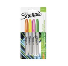 SHARPIE Markeri UV Neon, set 1/4 - SH85855