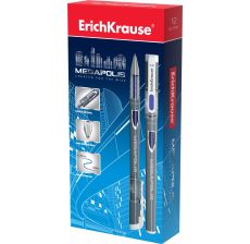 ERICH KRAUSE Gel olovka Megapolis, plava 92 - NS25414