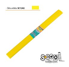 S-COOL Krep papir, žuti sc1242 - NS28573
