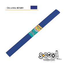 S-COOL Krep papir, plavi sc1251 - NS28582