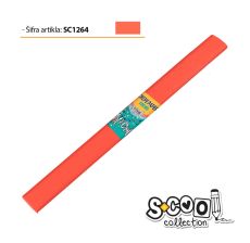 S-COOL Krep papir, neon roze sc1264 - NS28595