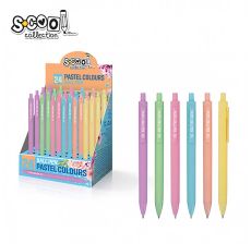S-COOL Hemijska olovka Pastel SC1705, set 1/24 - NS30306